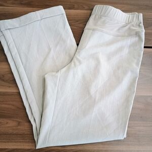 duo Maternity Cream Color Maturity Dress Pants.